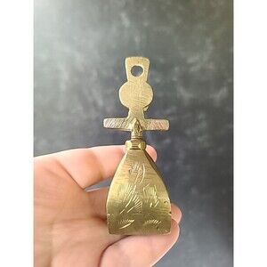 Etched Hand Bell Vintage Home Decor